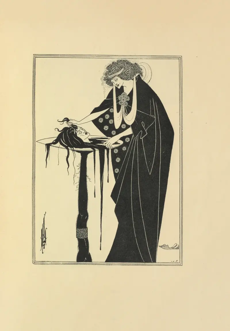The Dancer’s Reward From ‘Salome’, 1897 av Aubrey Vincent Beardsley