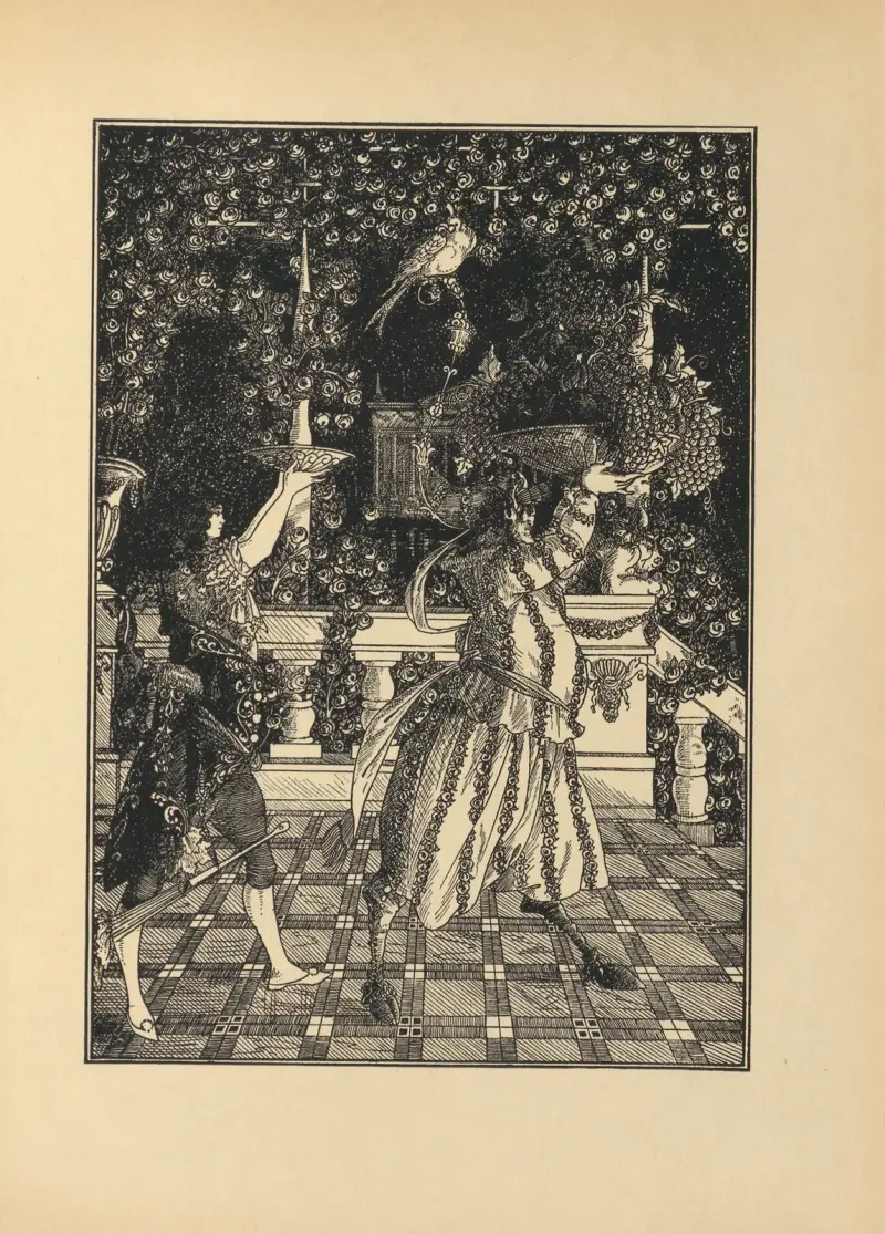 The Fruit Bearers. From ‘The Savoy’ No.1 av Aubrey Vincent Beardsley