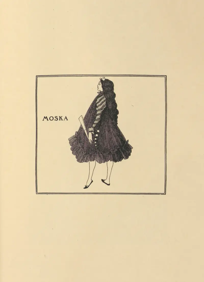The Moska. From ‘The Savoy’ No.1 av Aubrey Vincent Beardsley