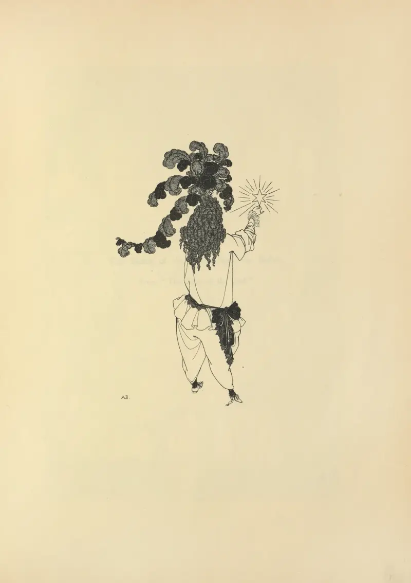 The New Star From ‘The Rape of the Lock’ av Aubrey Vincent Beardsley
