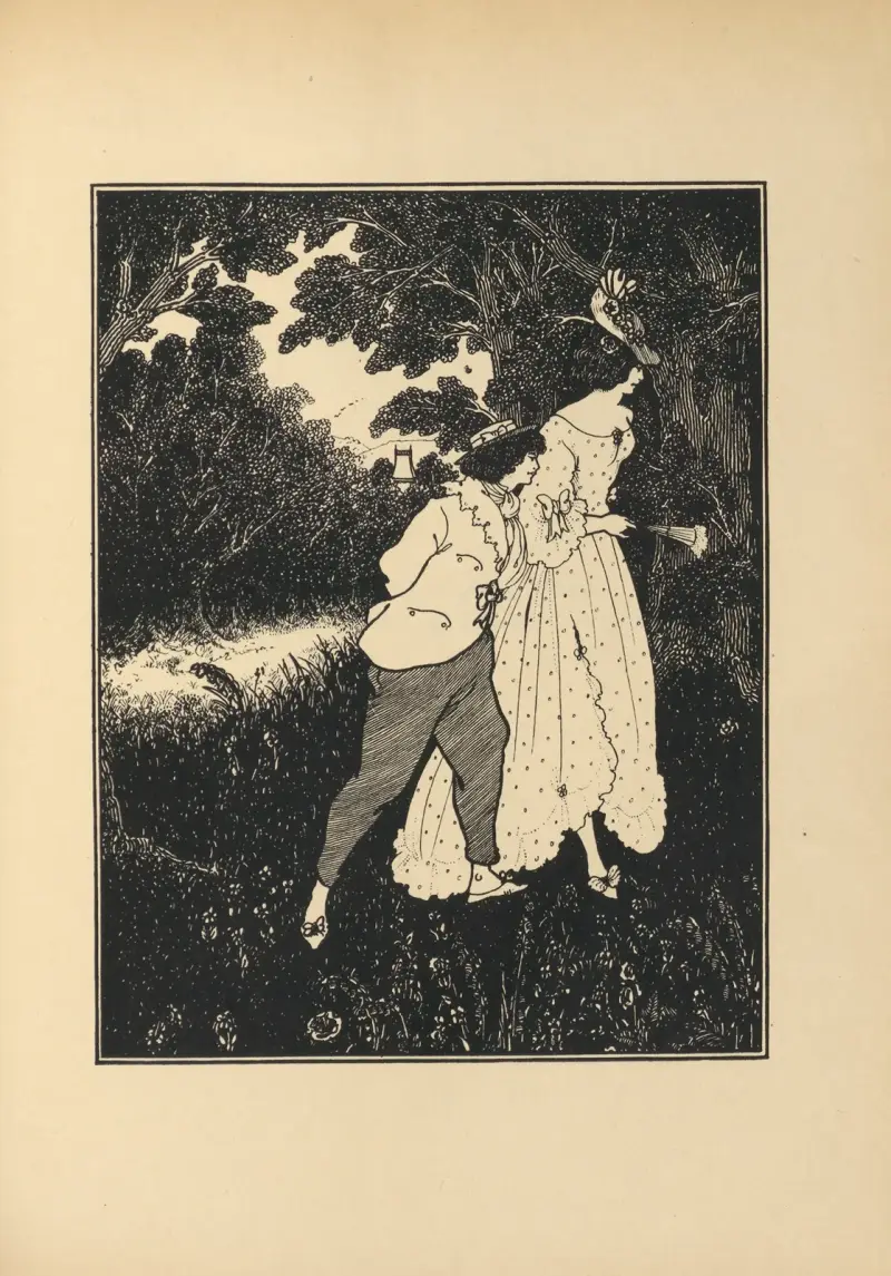 The Three Musicians. From ‘The Savoy’ No.1 av Aubrey Vincent Beardsley