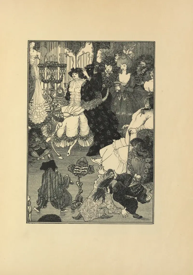 The Toilet of Helen From No. 1 of ‘The Savoy’ av Aubrey Vincent Beardsley