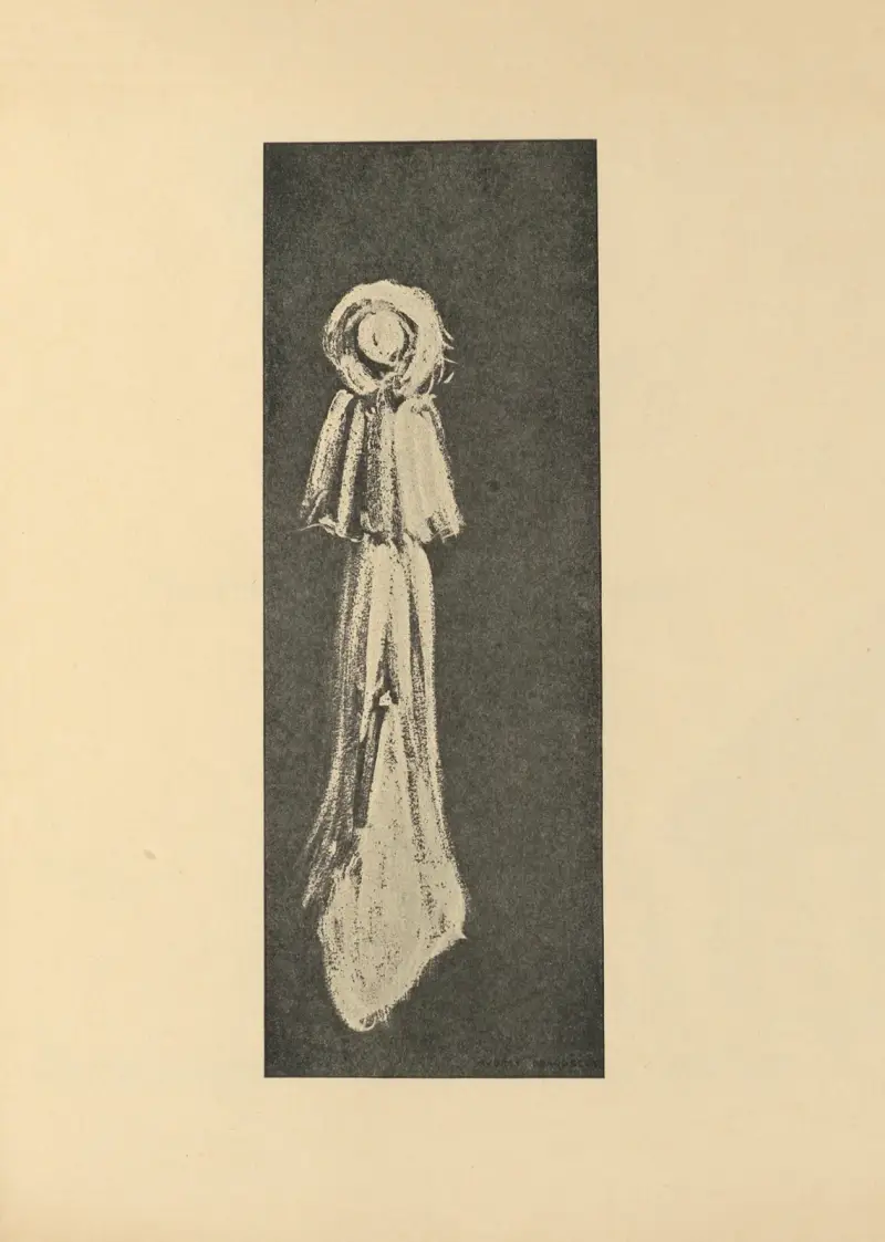 The Woman In White. From ‘The Savoy’ No.5 av Aubrey Vincent Beardsley