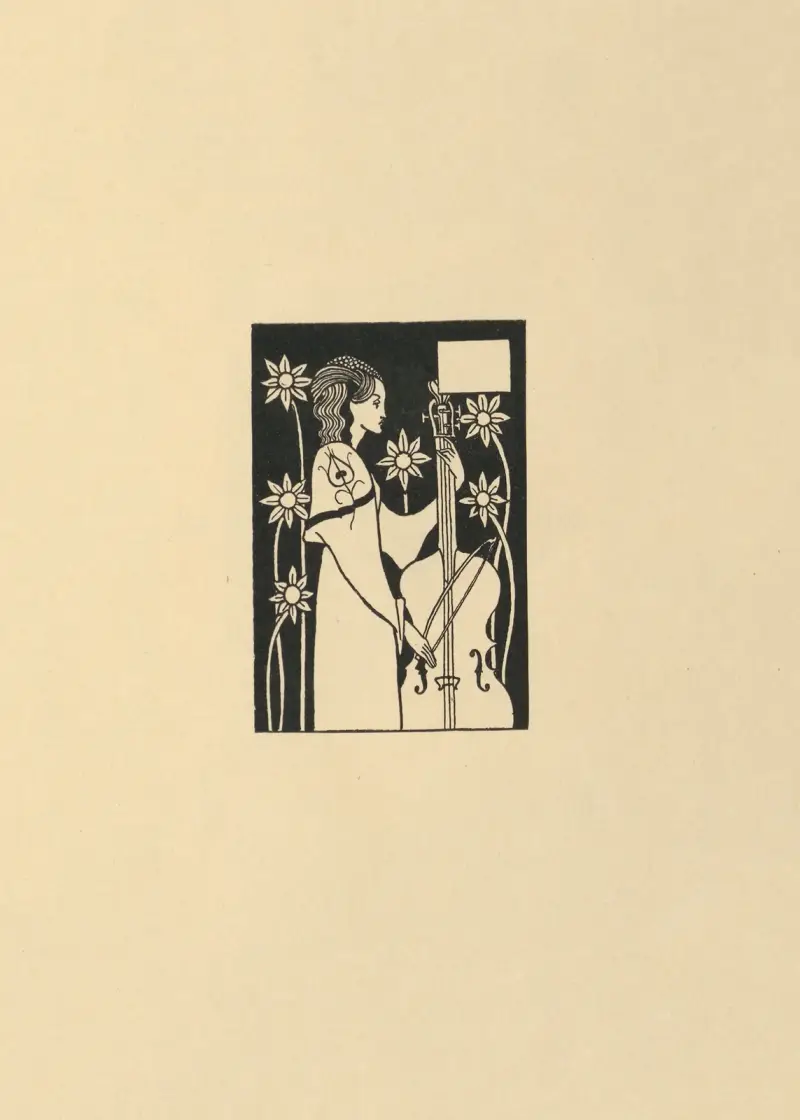 Vignette. From ‘Le Morte d’Arthur’ – nr 13 av Aubrey Vincent Beardsley