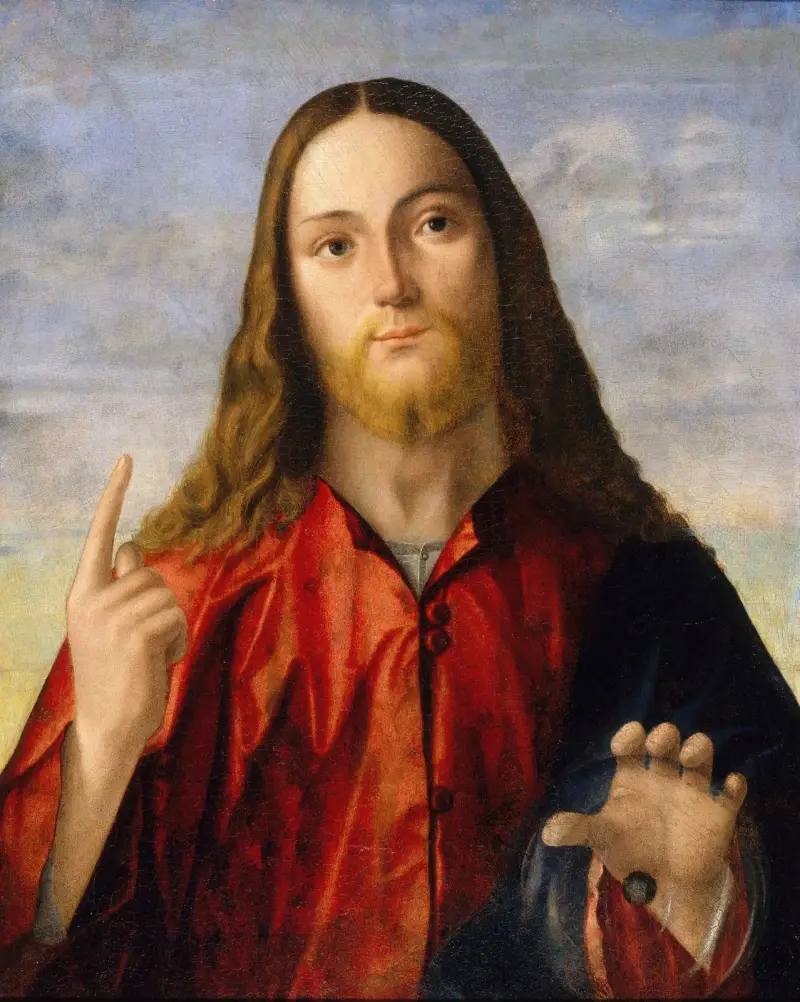 Christ Blessing av Vittore Carpaccio