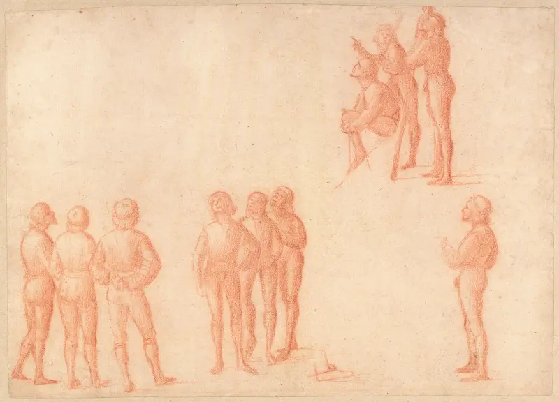 Groups of Male Figures av Vittore Carpaccio