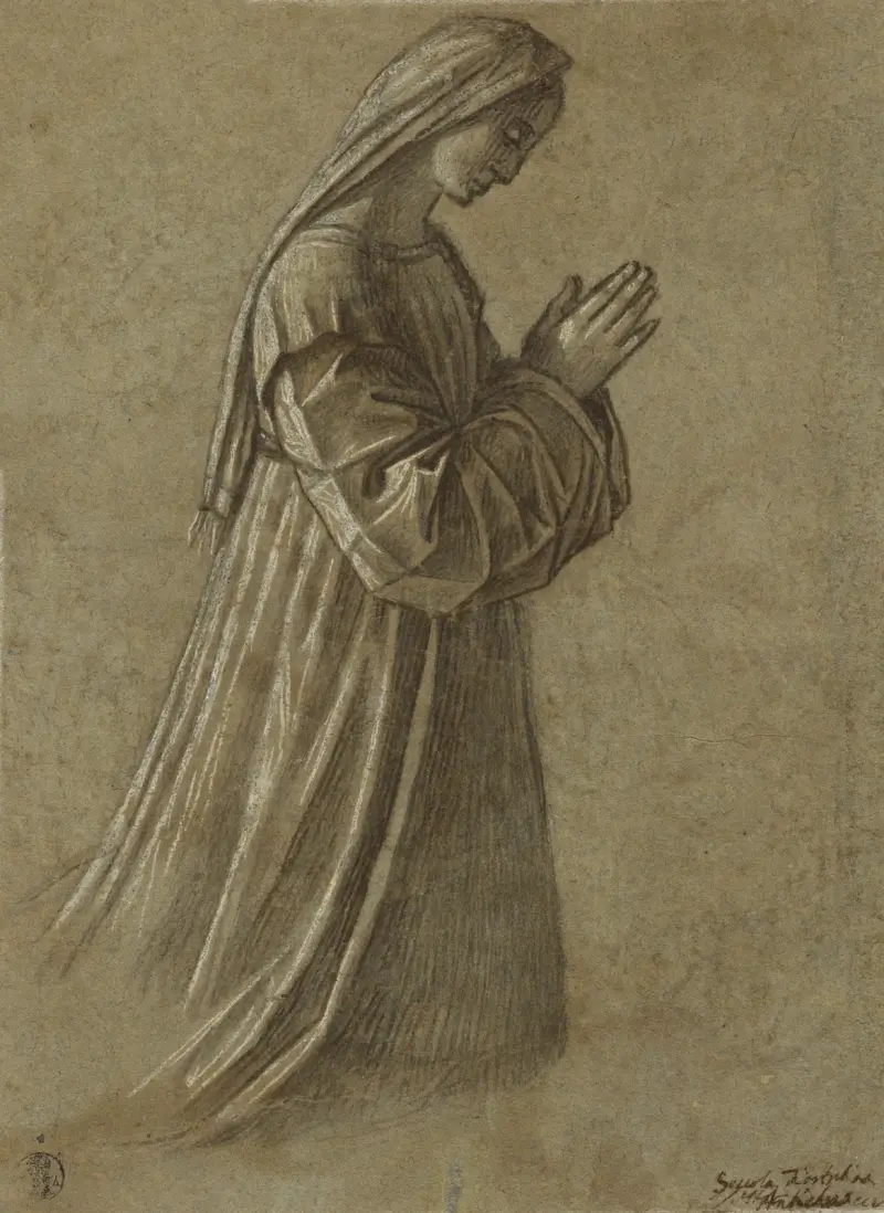 Study of the Virgin av Vittore Carpaccio