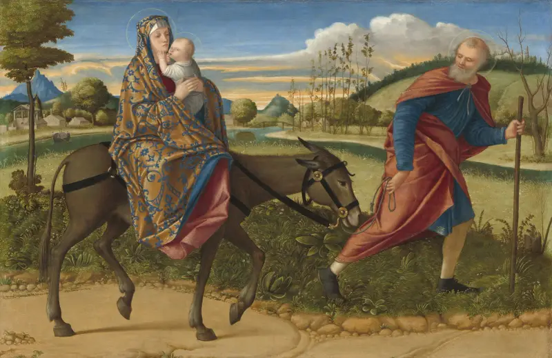 The Flight into Egypt av Vittore Carpaccio