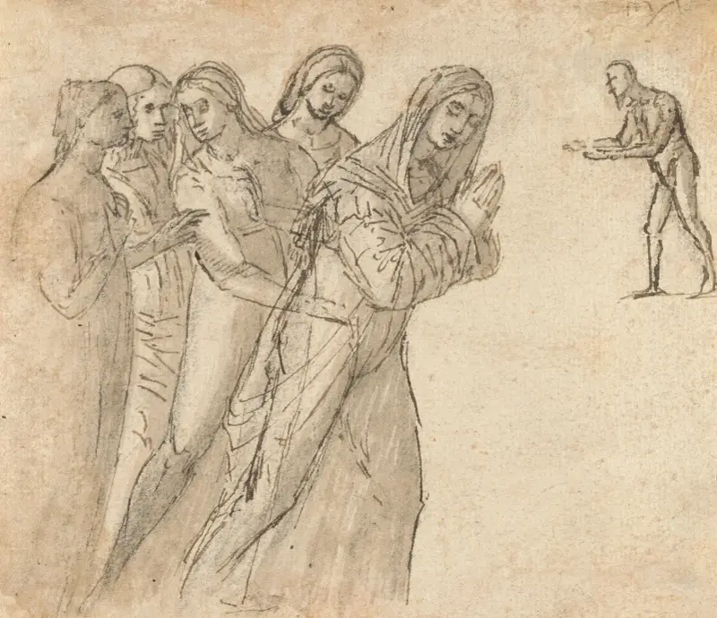 The Virgin and Four Other Women av Vittore Carpaccio