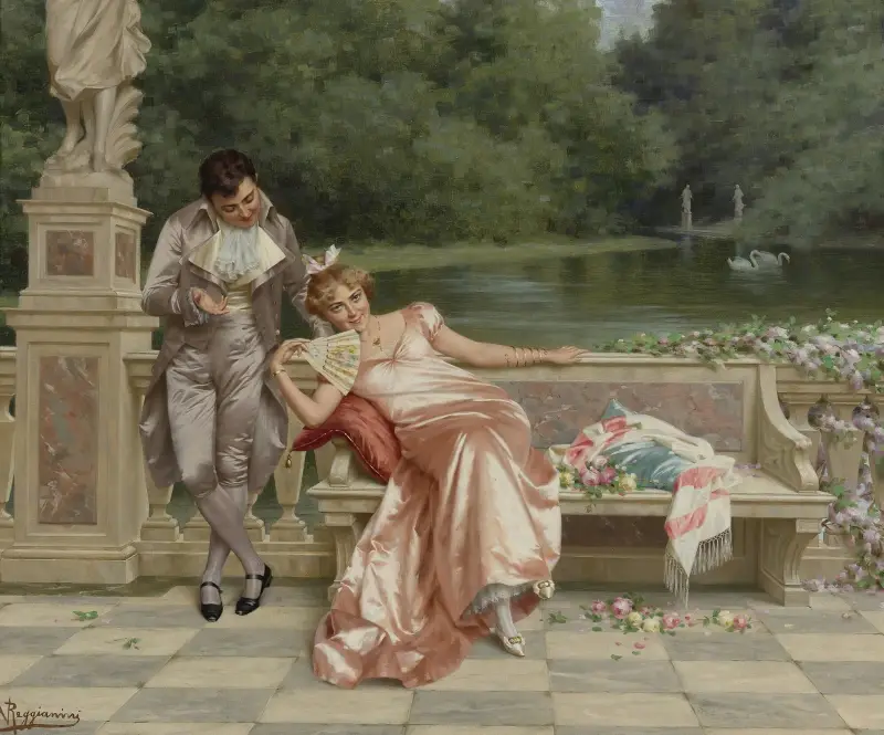 The flirtation av Vittorio Reggianini