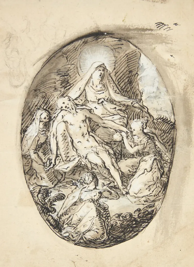 Opłakiwanie, Hans von Aachen