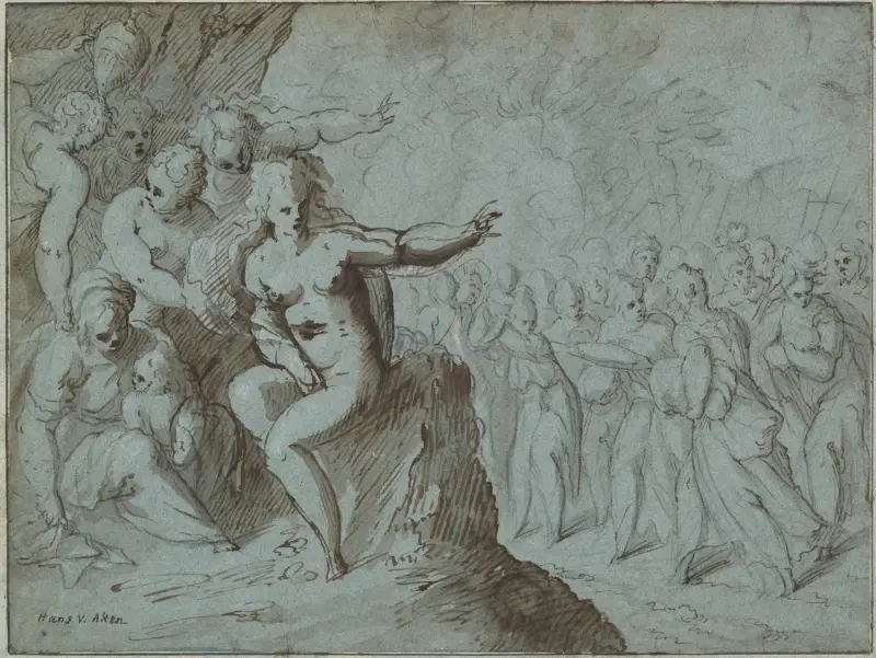 Scena mitologiczna, Hans von Aachen