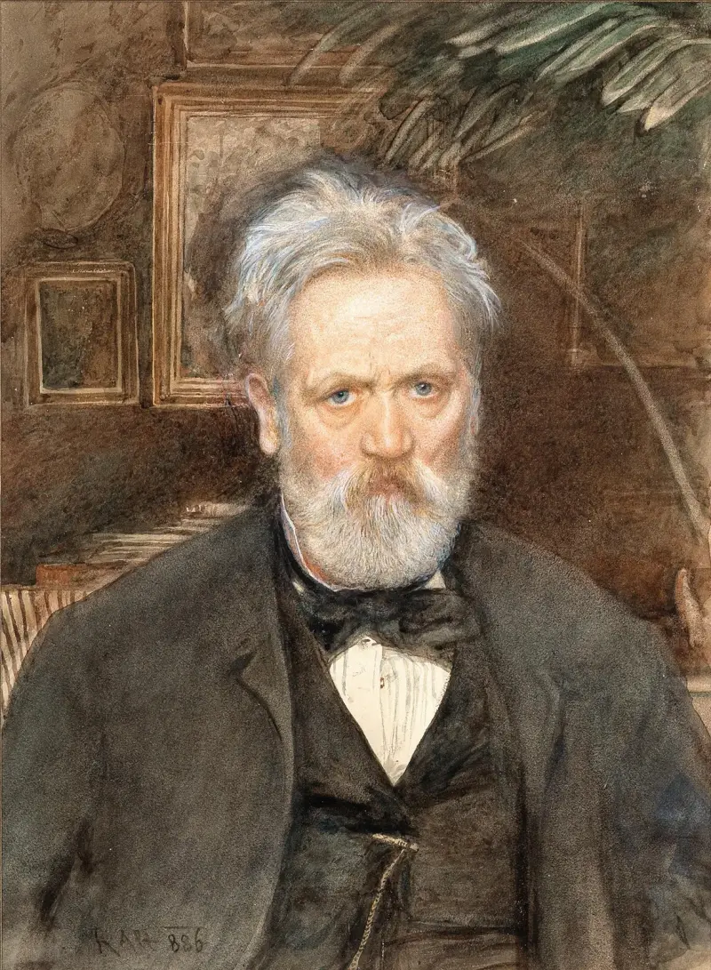 Selbstporträt von Rudolf von Alt