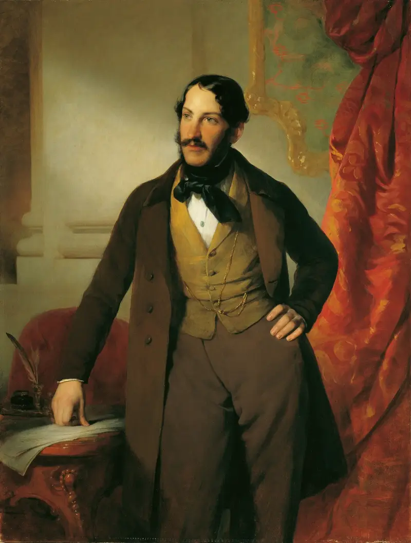 Der Industrielle Maximilian Todesco av Friedrich von Amerling
