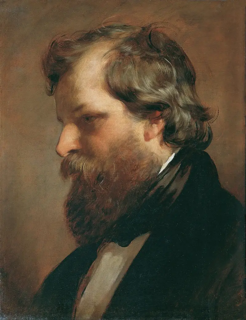 Der Maler Carl Rahl av Friedrich von Amerling