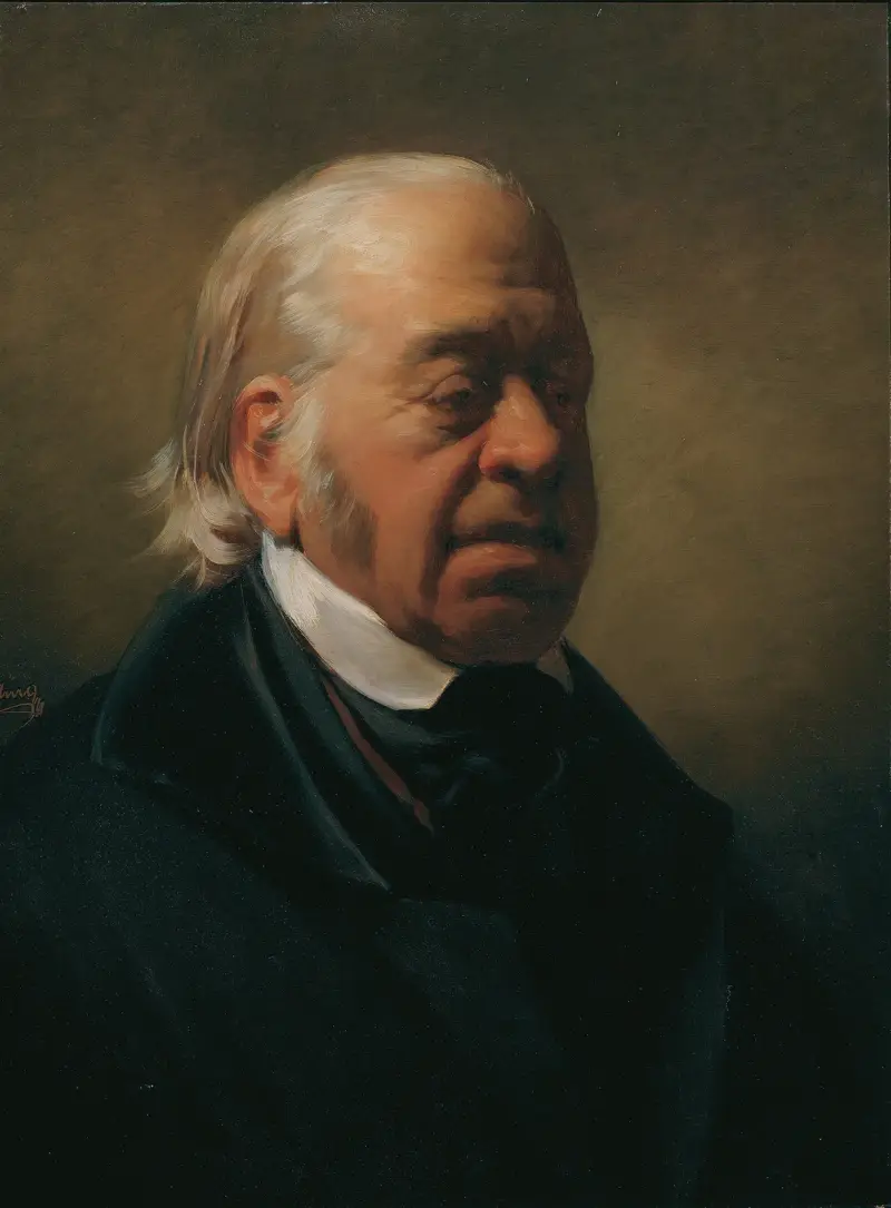 Målaren Johann Nepomuk Schödlberger av Friedrich von Amerling