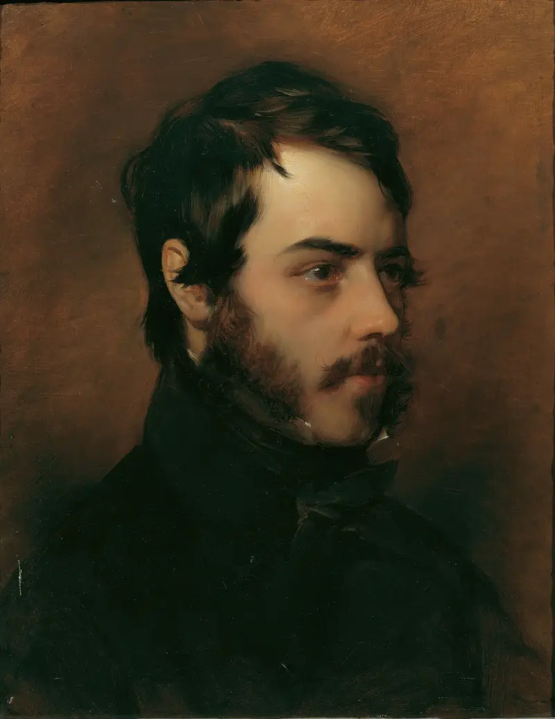 Porträtt av målaren Karl von Pausinger av Friedrich von Amerling