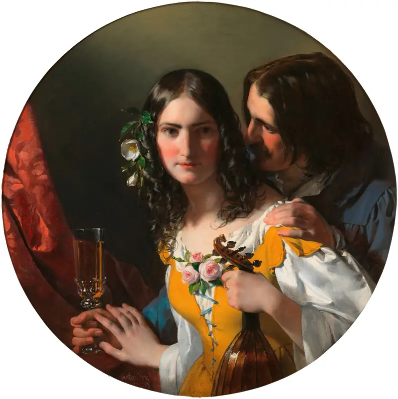 De tre läckraste sakerna av Friedrich von Amerling