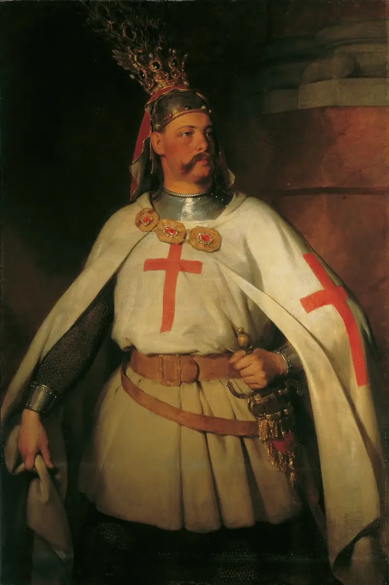 Ärkehertig Leopold som korsriddare av Friedrich von Amerling
