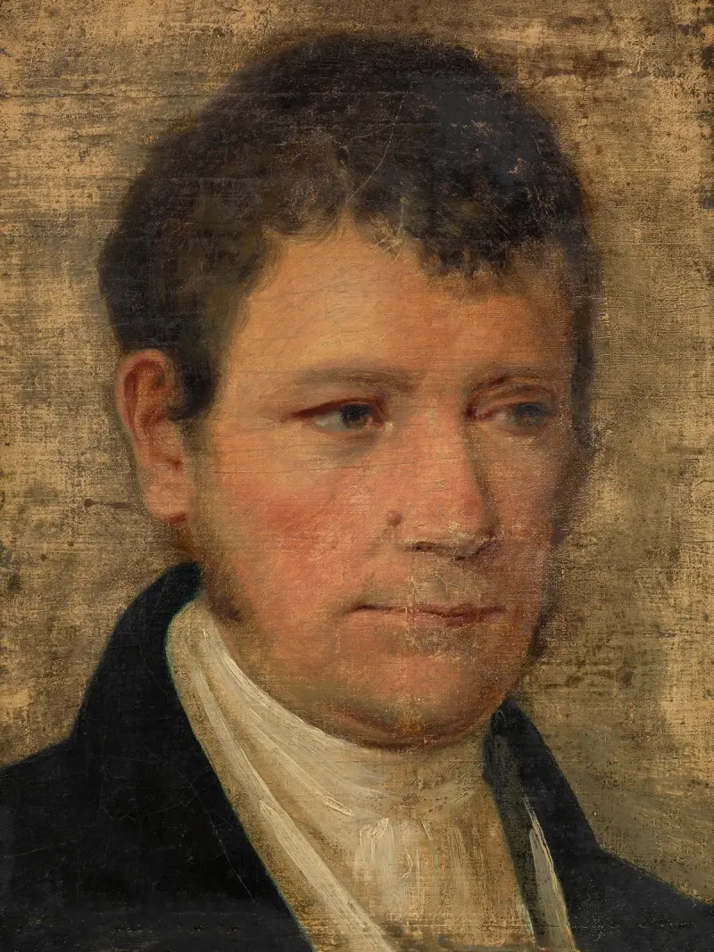 Franz Xaver Amerling (konstnärens far) av Friedrich von Amerling