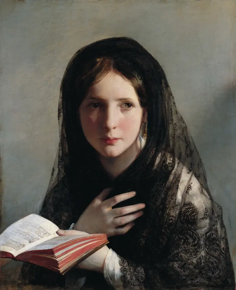 Försjunken i drömmar av Friedrich von Amerling