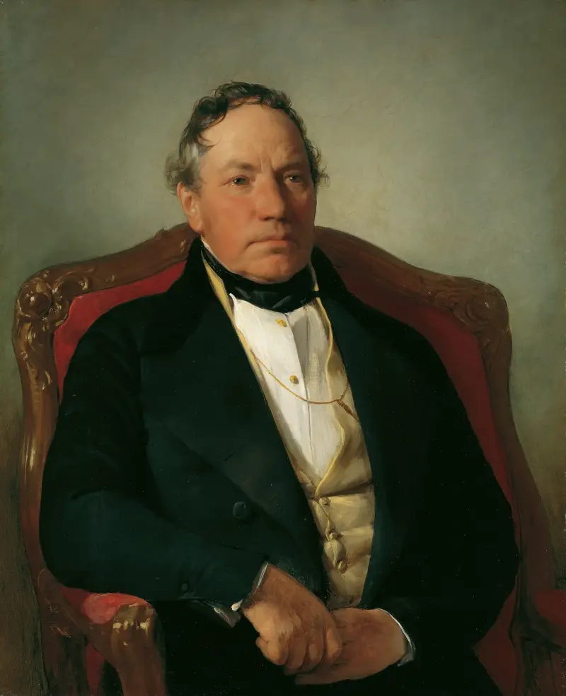 Johann Nepomuk Reithoffer (1781–1872), grundare av den österrikiska gummiindustrin av Friedrich von Amerling