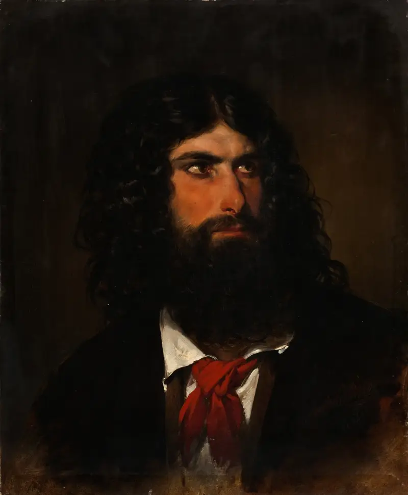 Porträtt av en romersk bonde av Friedrich von Amerling