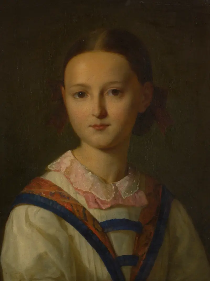 Porträtt av en ung flicka av Friedrich von Amerling