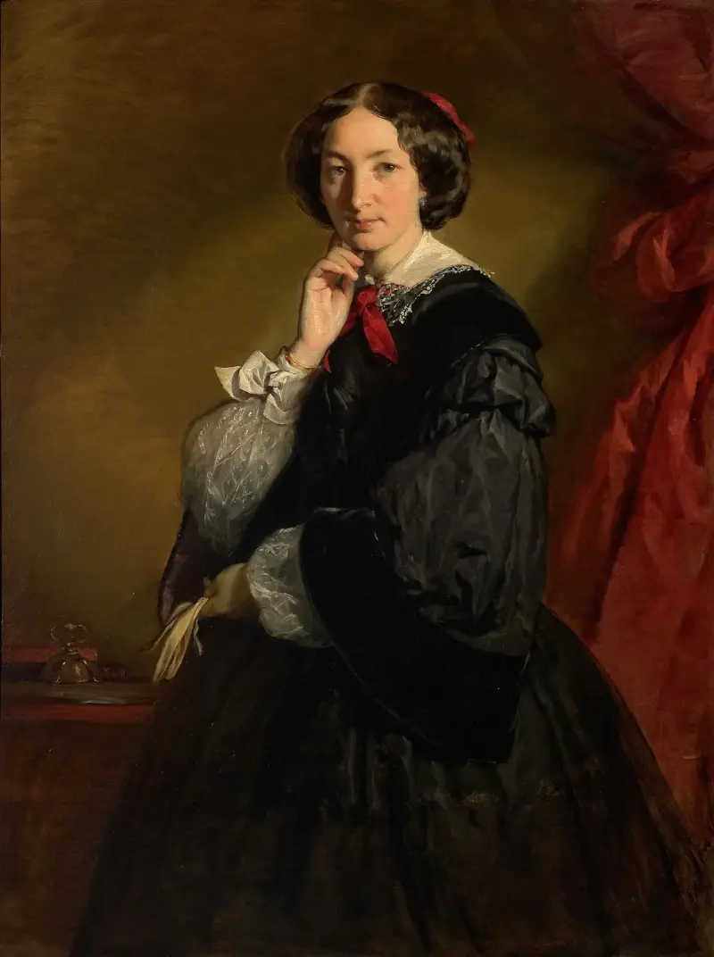 Portret Frau Oelzelt von Newien, Friedrich von Amerling