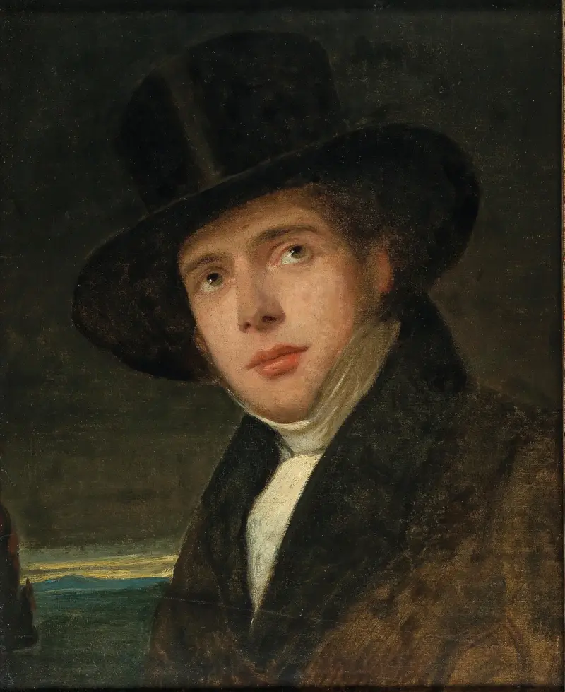 Portrait Of His Brother Andreas av Friedrich von Amerling