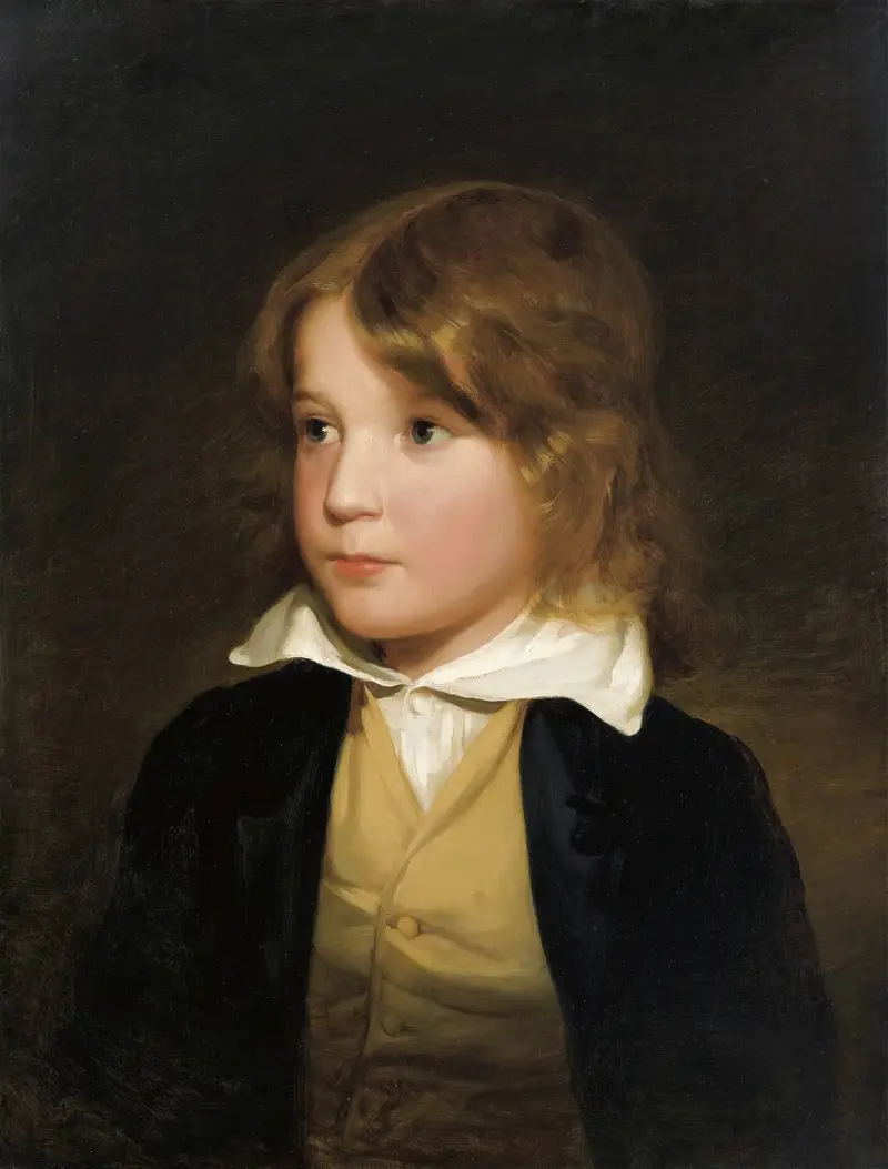 Portrait Of Joseph Amerling av Friedrich von Amerling