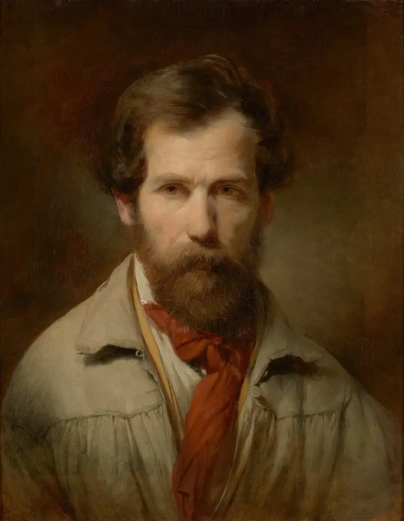 Självporträtt av Friedrich von Amerling