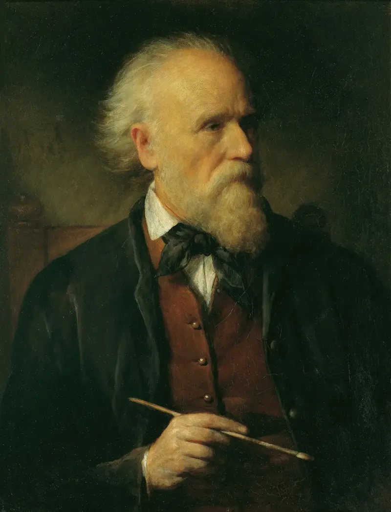 Självporträtt av Friedrich von Amerling
