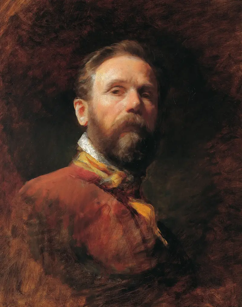 Självporträtt av Friedrich von Amerling
