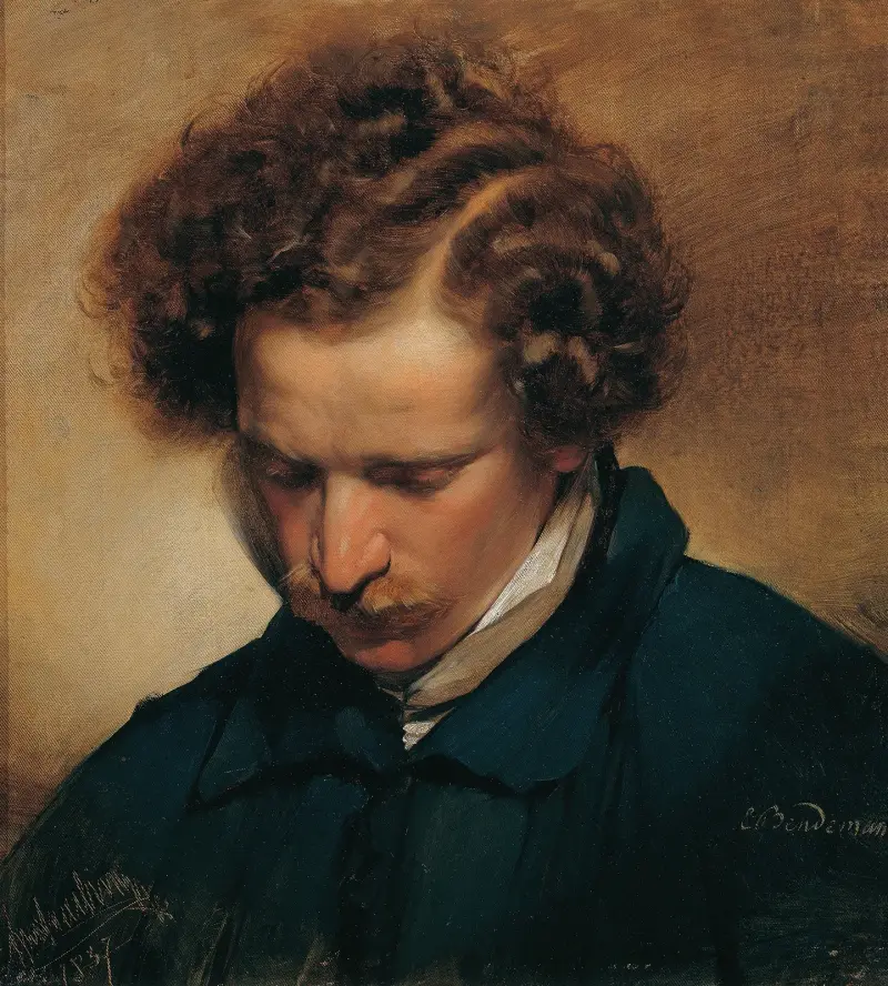 Målaren Eduard Bendemann av Friedrich von Amerling