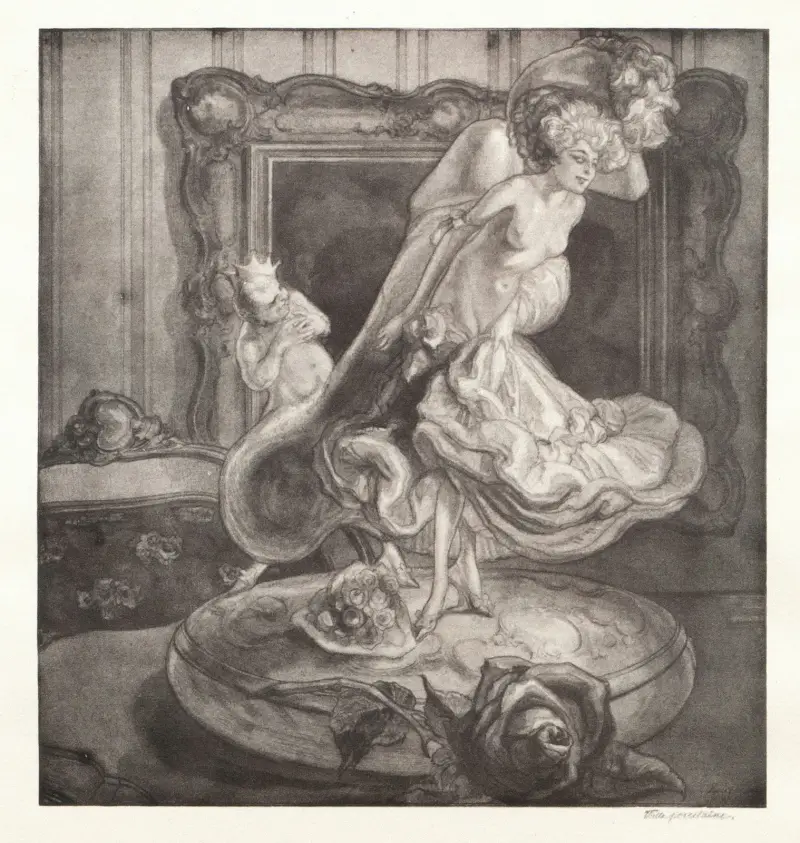 Erotisk skildring 2 av Franz von Bayros
