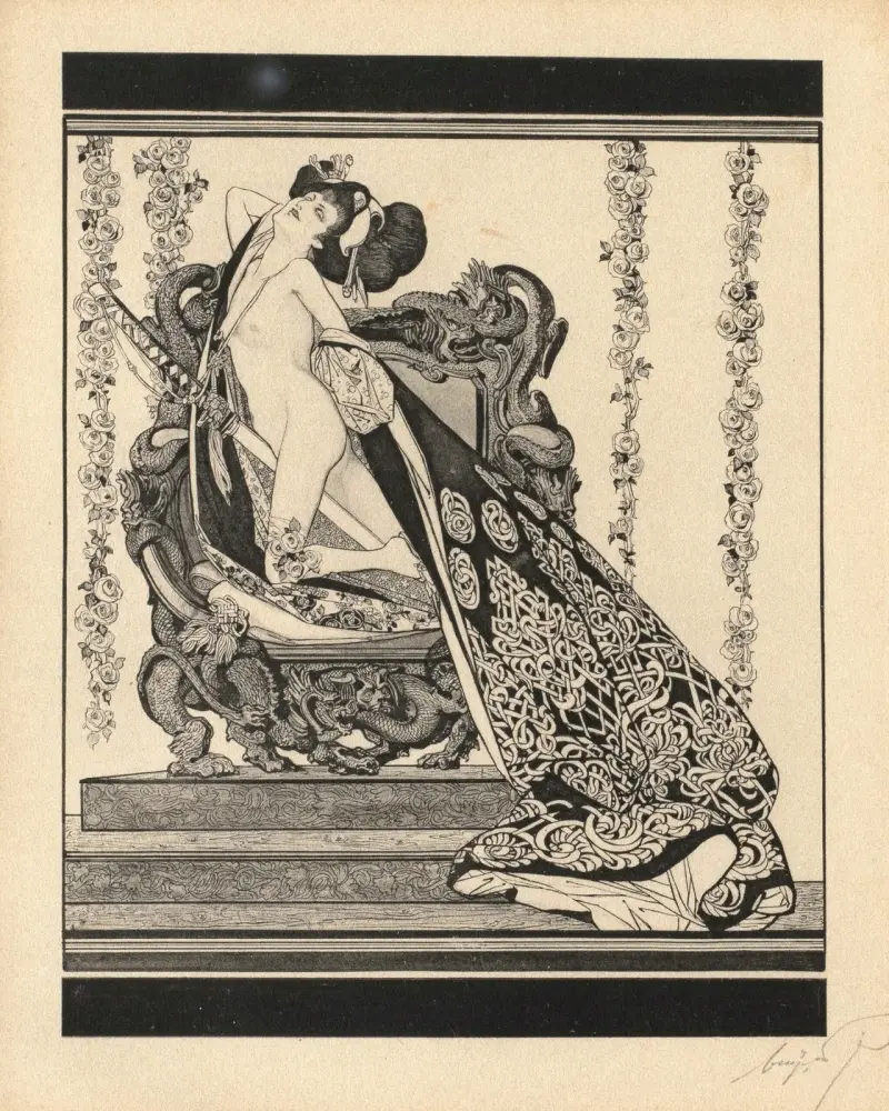 Erotisk skildring 7 av Franz von Bayros