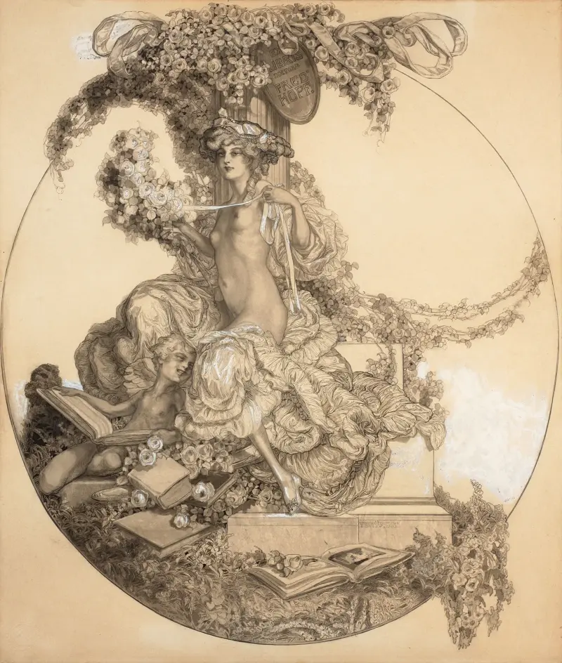 Nezbedné čtení, Franz von Bayros