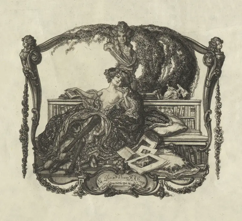 William R A Hays av Franz von Bayros