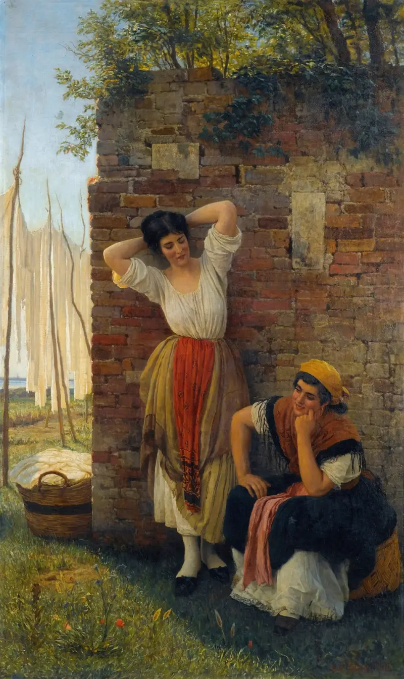 A Moment Of Rest av Eugen von Blaas