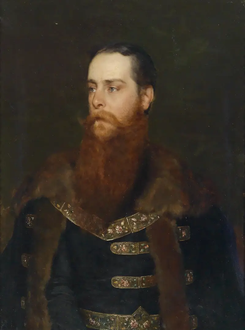 Porträtt av Arthur Graf Berchtold av Eugen von Blaas
