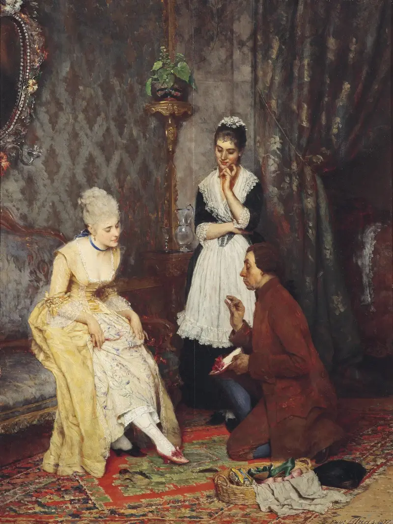 Den perfekta skon av Eugen von Blaas