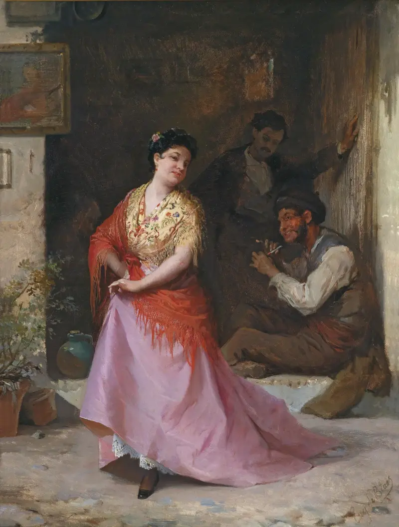 Malý tanec, Eugen von Blaas