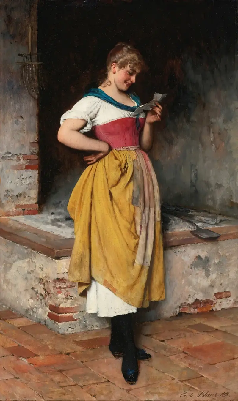Dobré zprávy, Eugen von Blaas