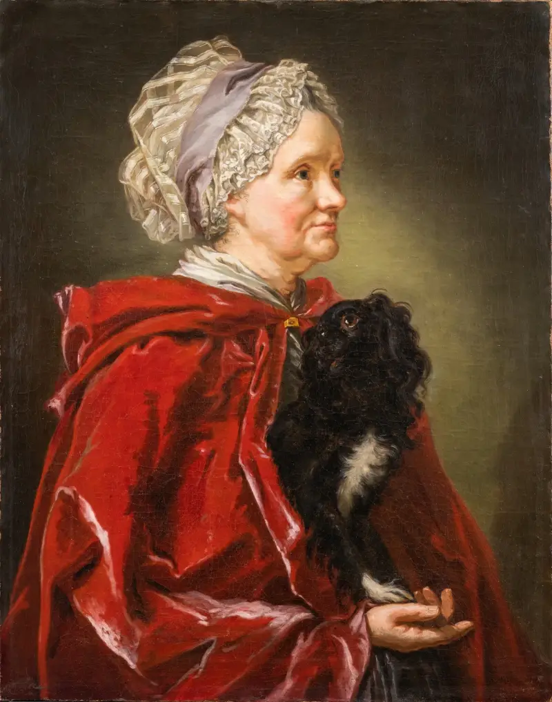 Konstnärens mor Johanna Cornelia von Breda av Carl Frederik von Breda