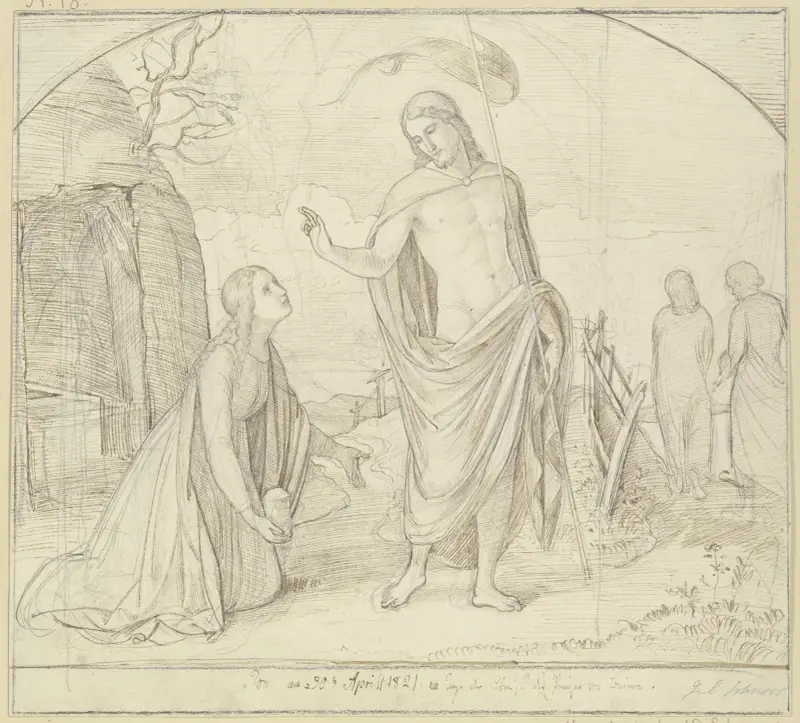 Noli me tangere av Julius Schnorr von Carolsfeld