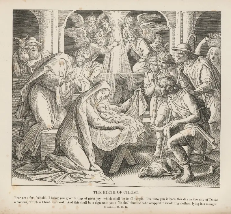 Kristi födelse av Julius Schnorr von Carolsfeld