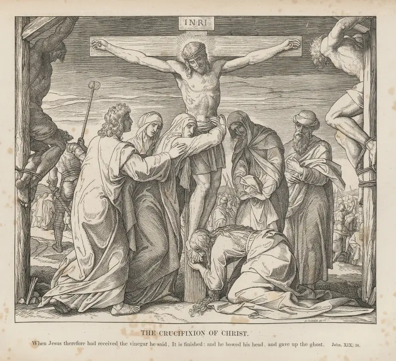 Kristi korsfästelse av Julius Schnorr von Carolsfeld