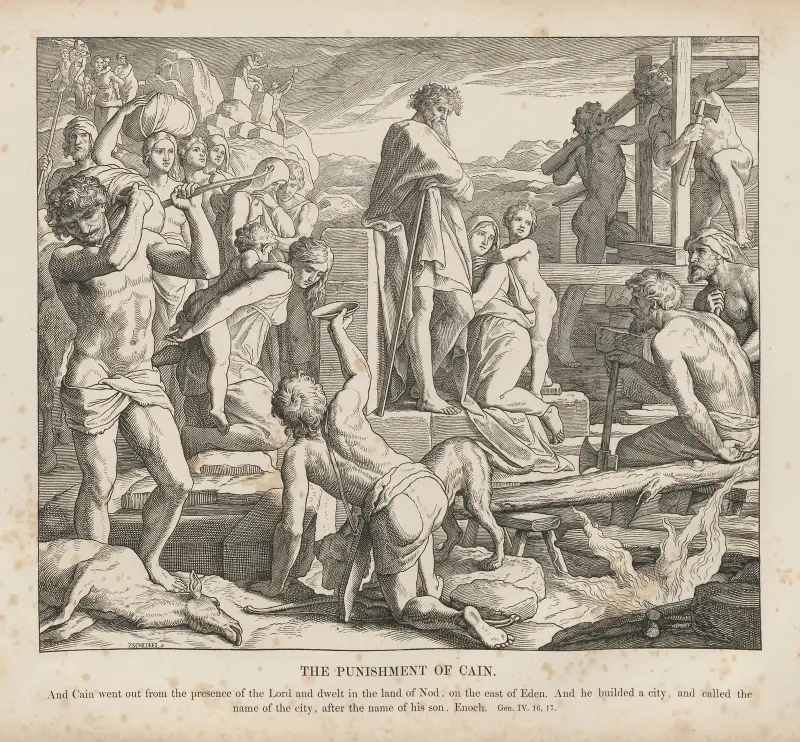 Kains straff av Julius Schnorr von Carolsfeld
