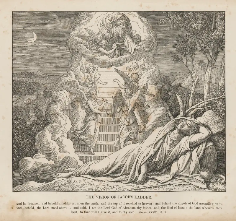 Jakobs steges syn av Julius Schnorr von Carolsfeld